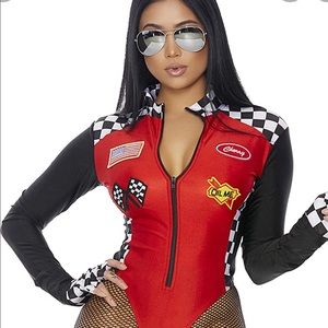 NWT never worn sexy racecar driver costume